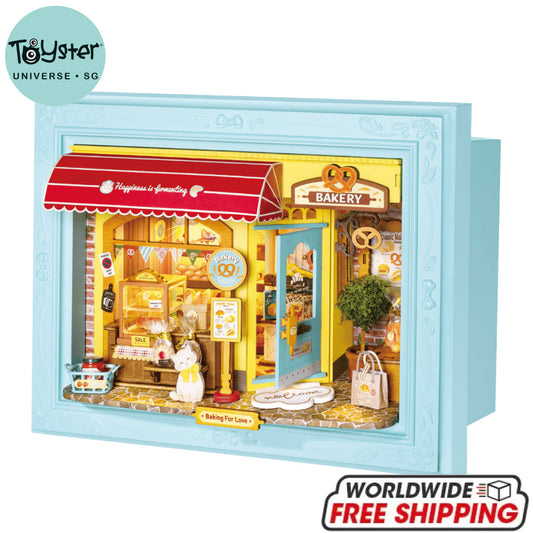 Rolife Fluffy Cat Bakery 3D Wooden Puzzle DP001 - Dropship