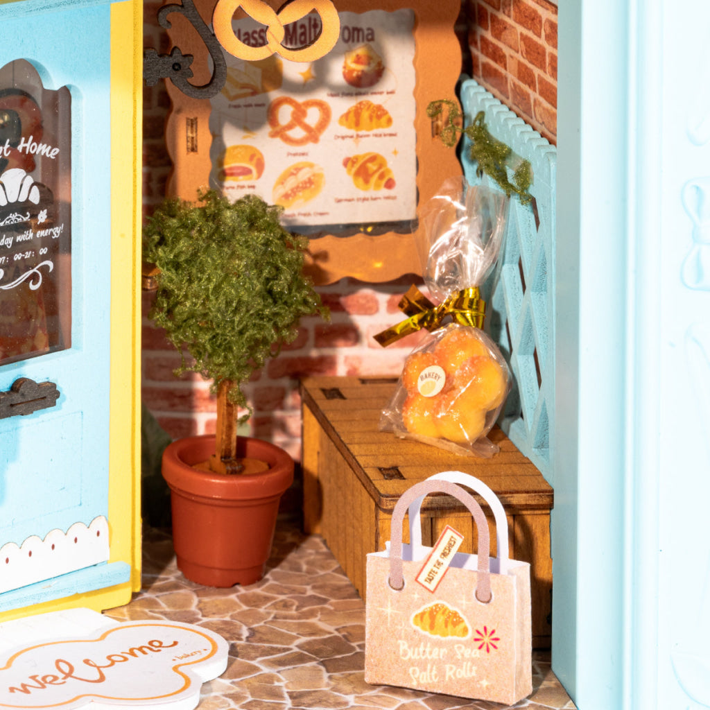 Rolife Fluffy Cat Bakery 3D Wooden Puzzle DP001 - Dropship