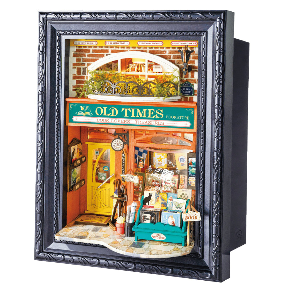 Rolife Old Times Bookstore 3D Wooden Puzzle DP004 - Dropship