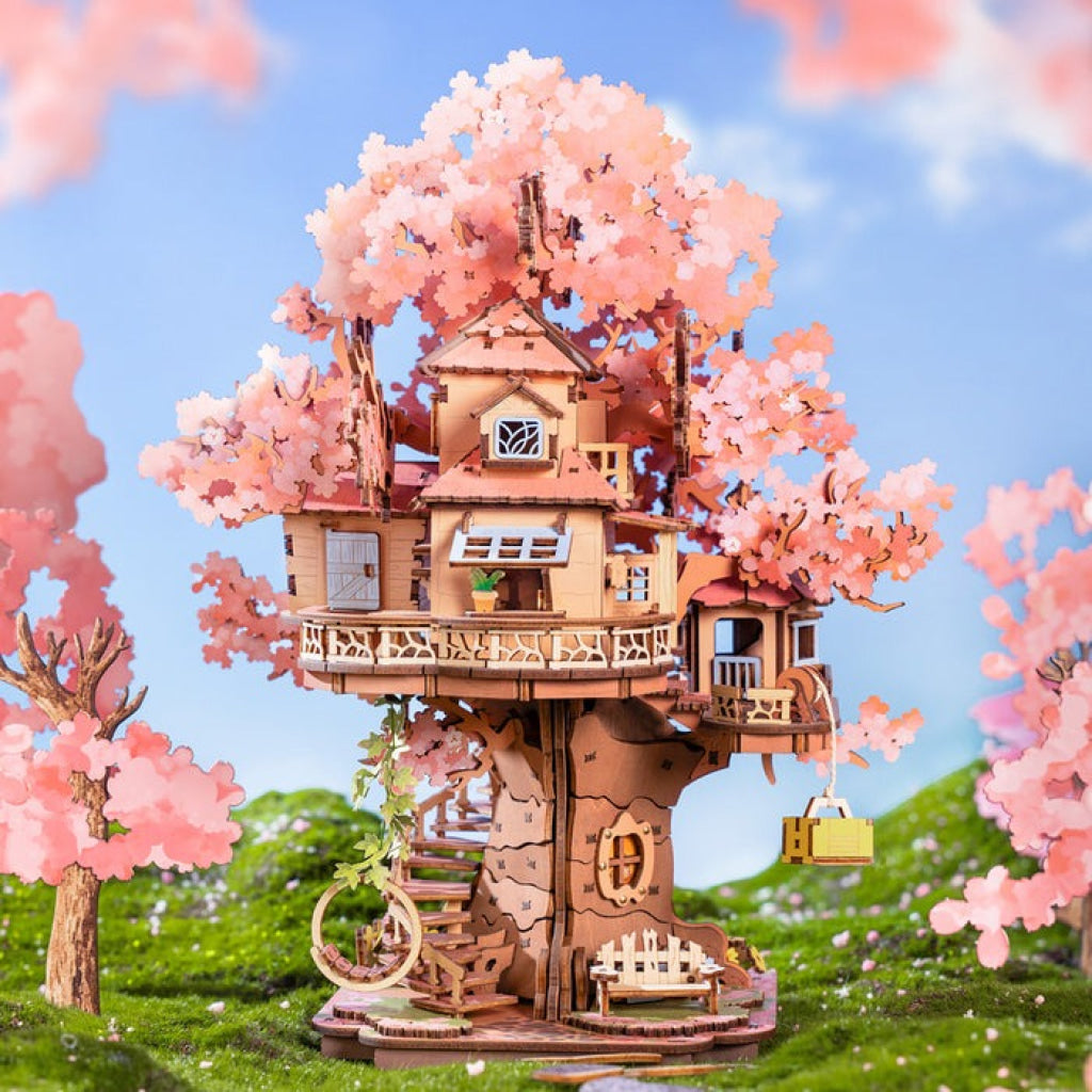 Rolife Sakura Tree House DIY Wooden 3D Puzzle TGS04 - Robotime