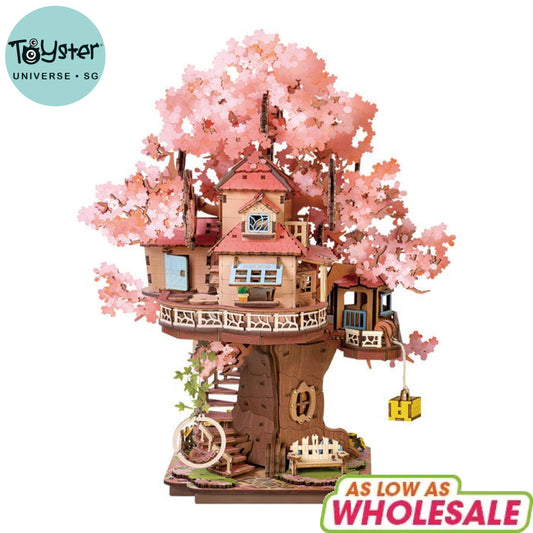 Rolife Sakura Tree House DIY Wooden 3D Puzzle TGS04 - Robotime