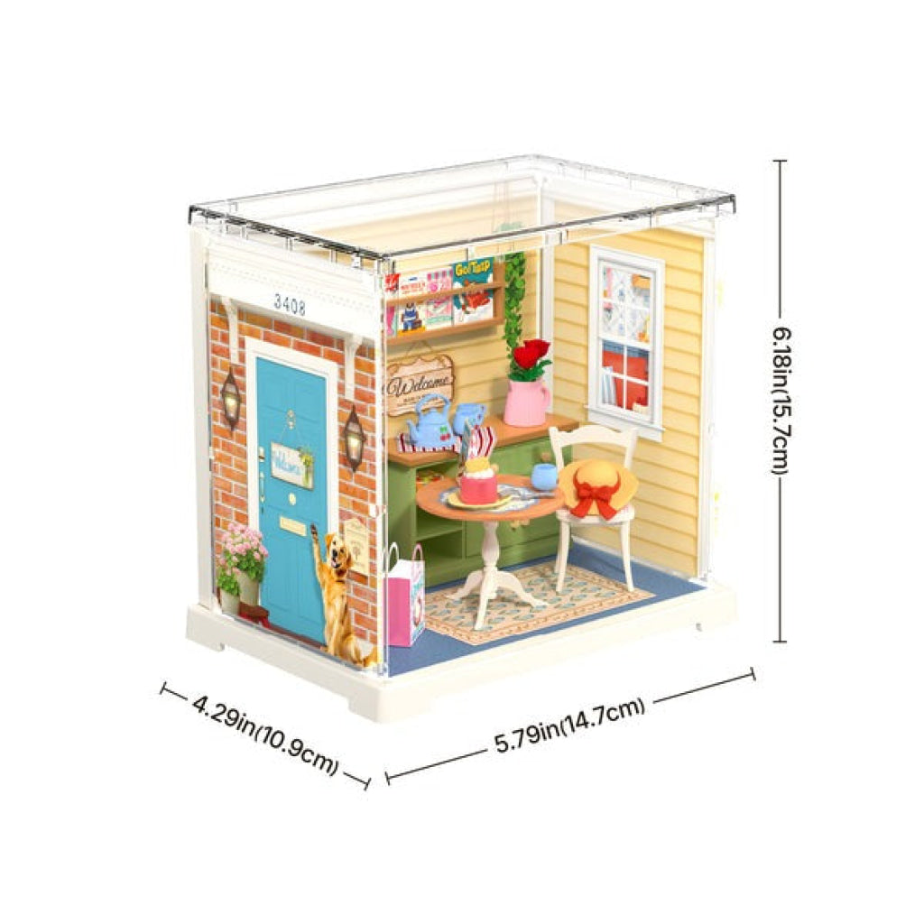 Rolife Sunshine Sip Porch DIY Miniature House DWS07B - Dropship