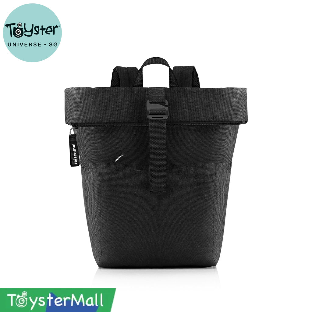 rolltop backpack black