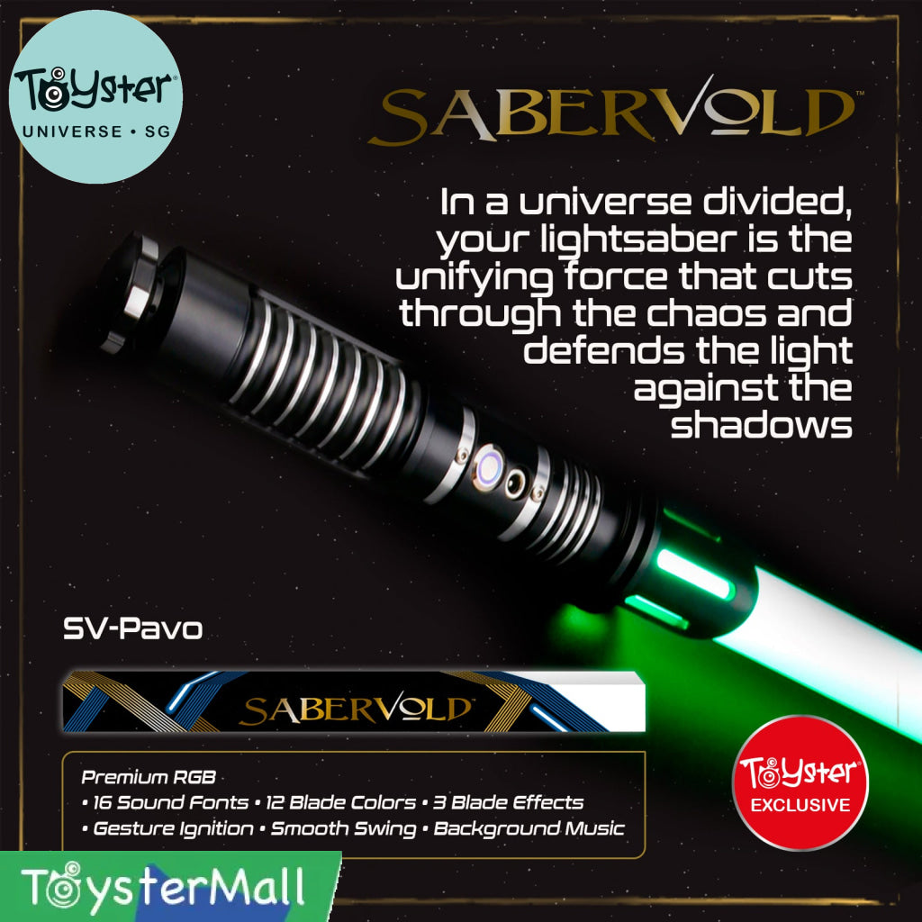 SaberVold SV-Pavo Lightsaber - Premium RGB SaberVold