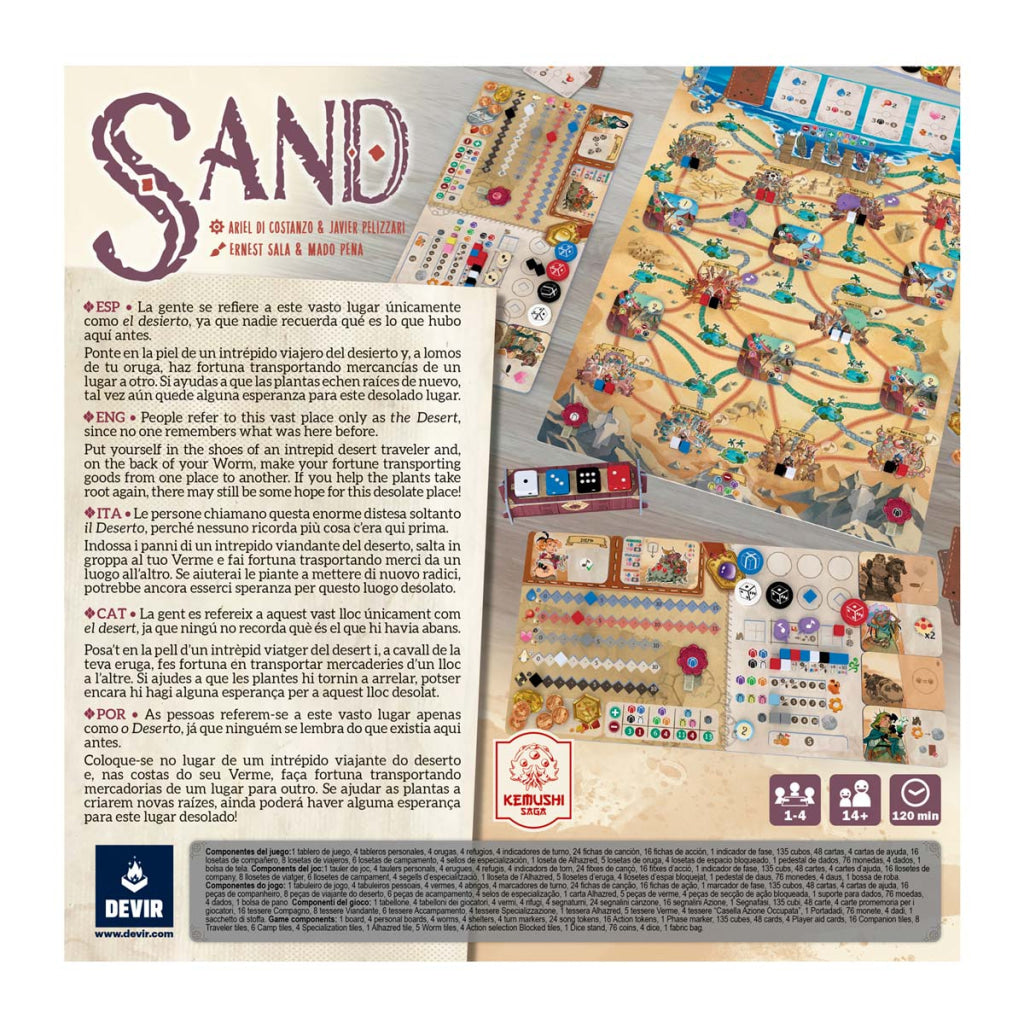 Sand - A Pick-Up and Deliver Game - Board Games