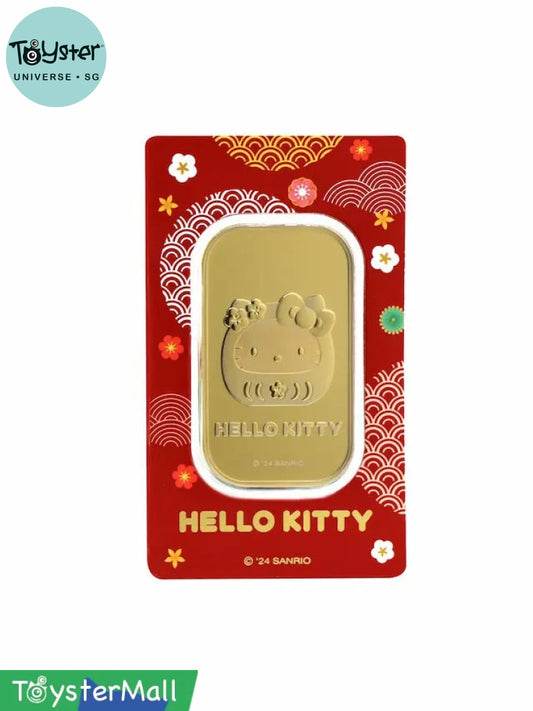 Sanrio Hello Kitty Daruma Collection 24K Gold-Plated Ingot