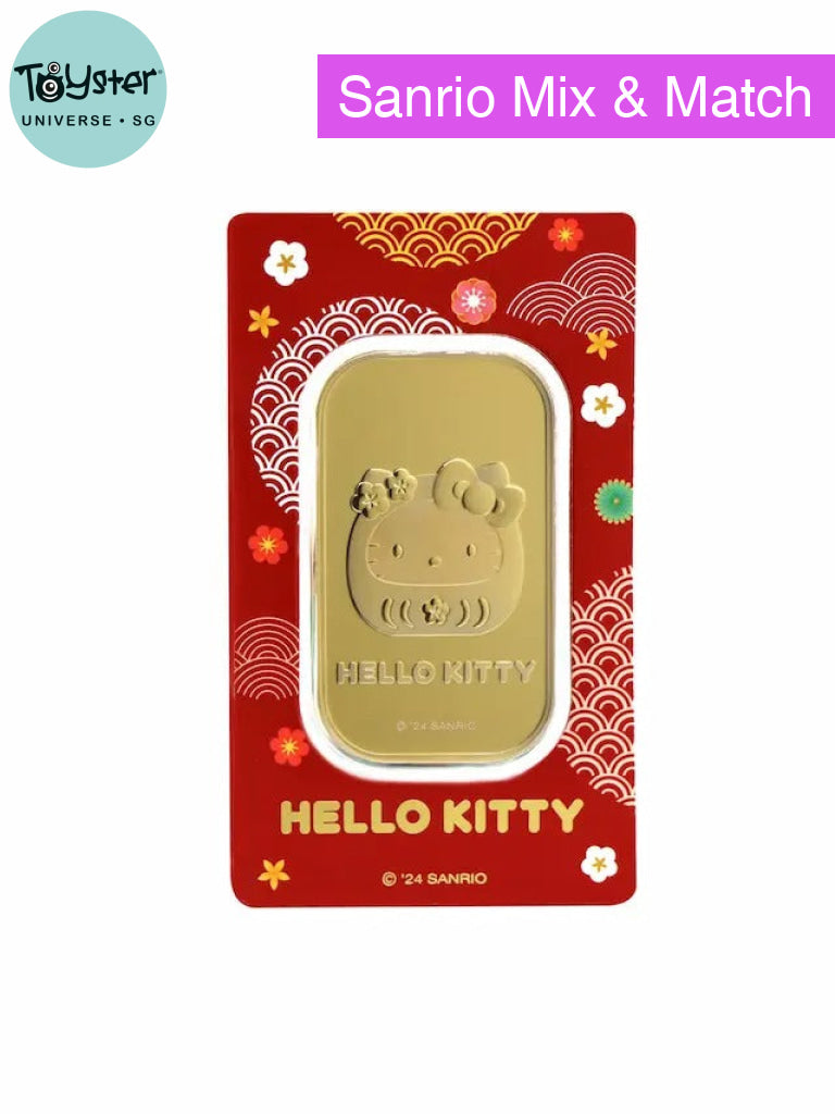 Sanrio Hello Kitty Daruma Collection 24K Gold-Plated Ingot