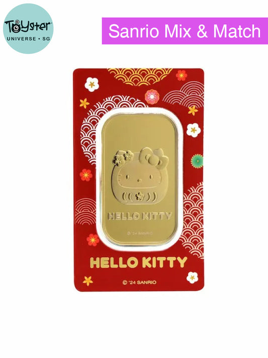 Sanrio Hello Kitty Daruma Collection 24K Gold-Plated Ingot