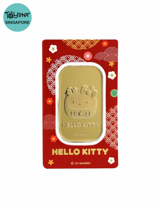 Sanrio Hello Kitty Daruma Collection 24K Gold-Plated Ingot