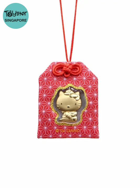 Sanrio Hello Kitty Friends Collection Gold Foil With Charm Bag