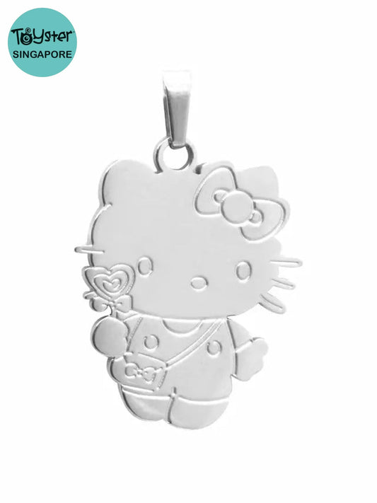 Sanrio Hello Kitty ’Go Shopping’ Silver-Plated Necklace