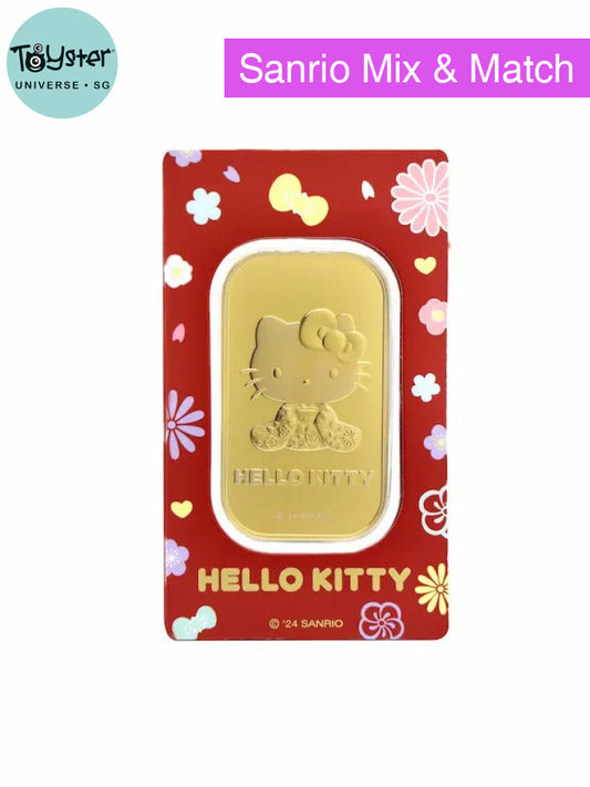 Sanrio Hello Kitty Showa Collection 24K Gold-Plated Ingot