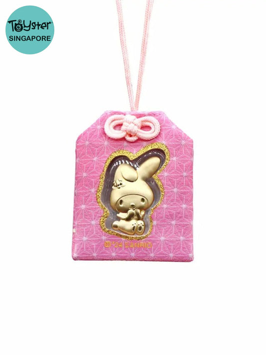 Sanrio My Melody Friends Collection Gold Foil With Charm Bag Hello Kitty