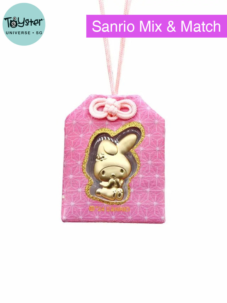 Sanrio My Melody Friends Collection Gold Foil With Charm Bag Hello Kitty