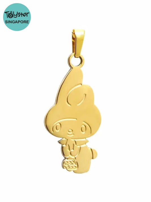 Sanrio My Melody ’Go Shopping’ Gold-Plated Necklace Hello Kitty