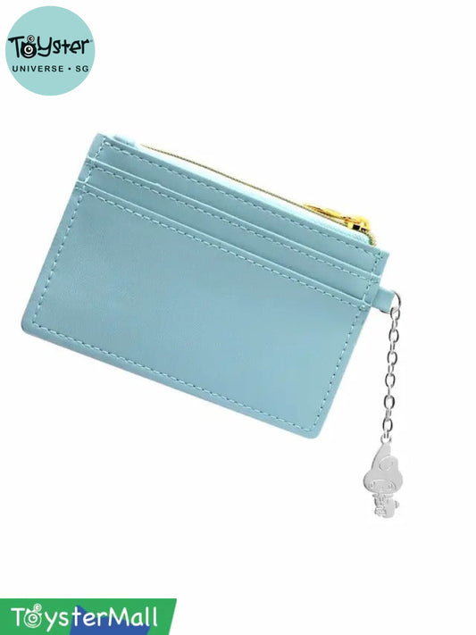Sanrio My Melody ’Go Shopping’ Light Blue Cardholder With Silver-Plated Charm Hello Kitty