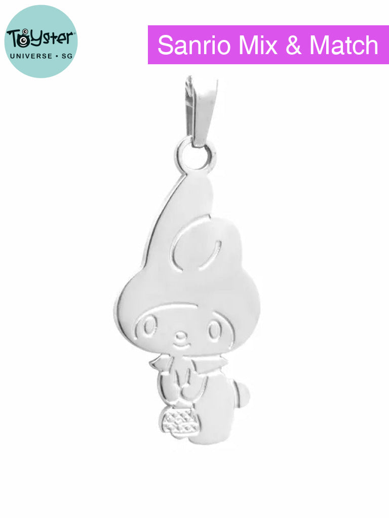 Sanrio My Melody ’Go Shopping’ Silver-Plated Necklace Hello Kitty