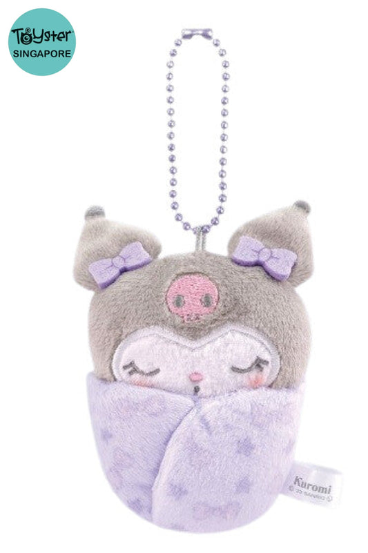 Sanrio Soft Swaddle Mascot Key Ring - Kuromi