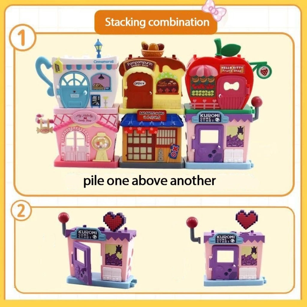 Sanrio Stacked Play House Streetscape Series - Bad Badtz-Maru Hello Kitty