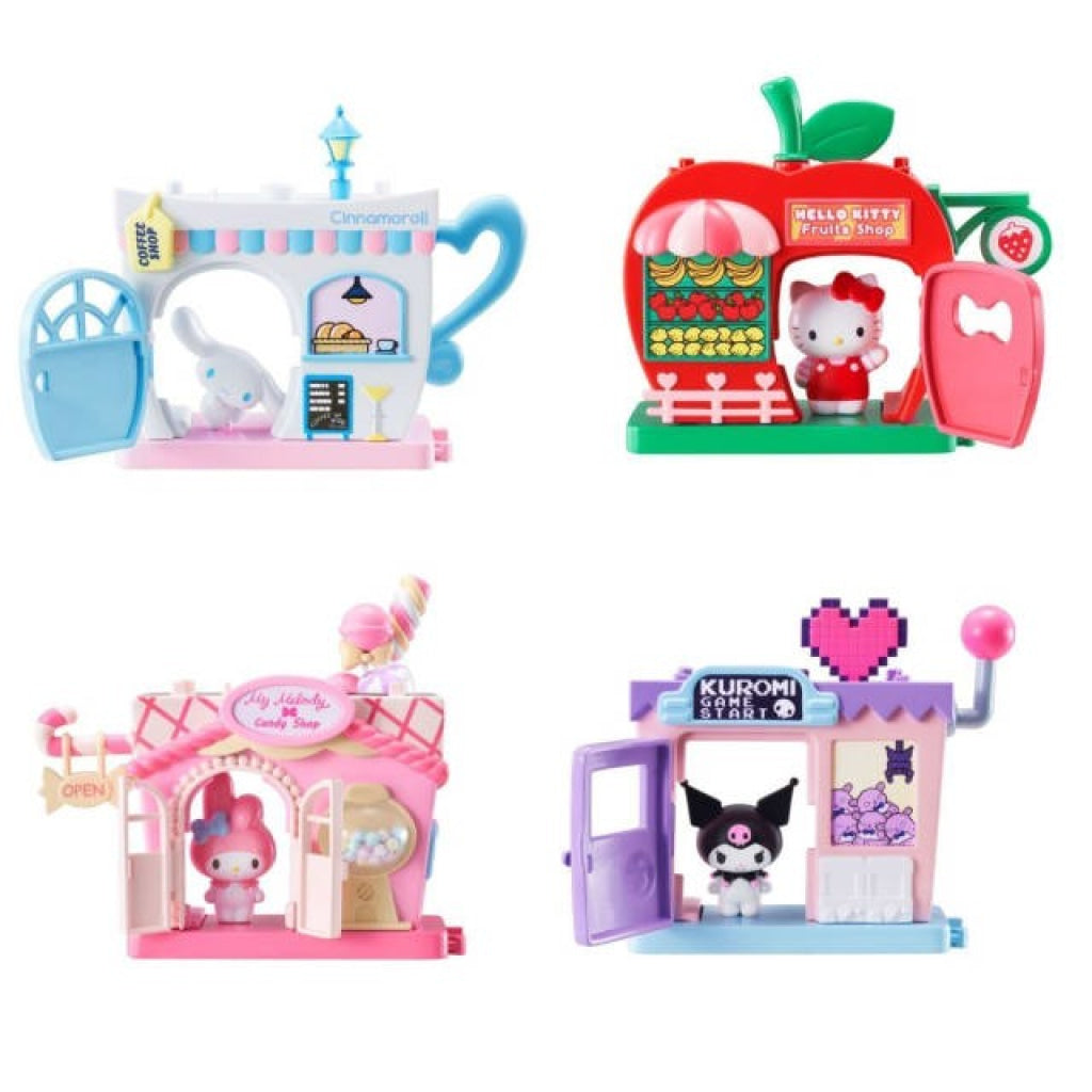Sanrio Stacked Play House Streetscape Series - Cinnamoroll Hello Kitty