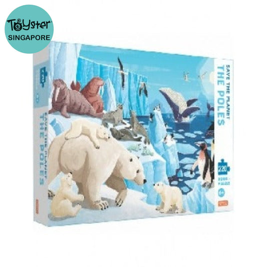 Sassi 220 Piece Puzzle Save The Planet: Poles Sassi