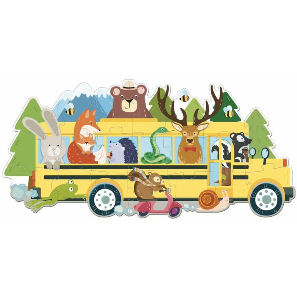 Sassi Animals on a Bus - Travel Puzzles - SASSI