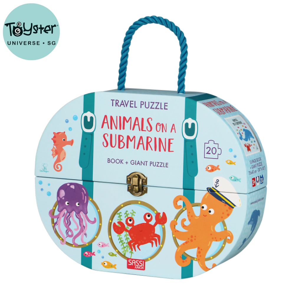 Sassi Animals on a Submarine - Travel Puzzles - SASSI