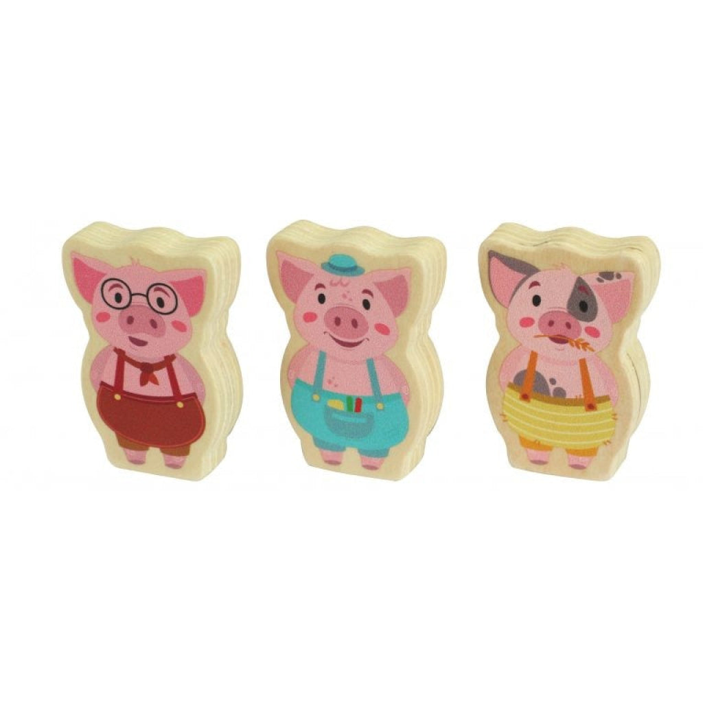 Sassi My First Board Games: The Three Little Pigs - Here Comes The Wolf! Sassi