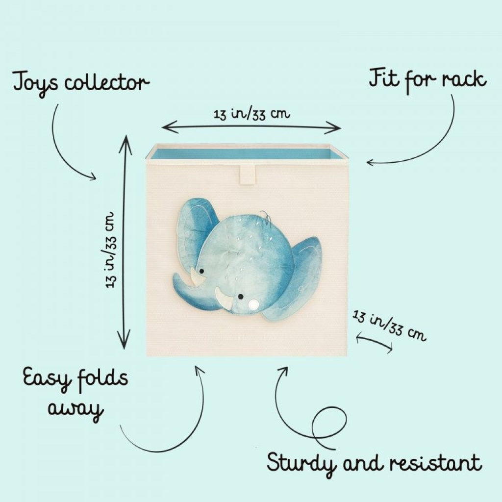 Sassi Storage Square Box - Chewy the Elephant SASSI