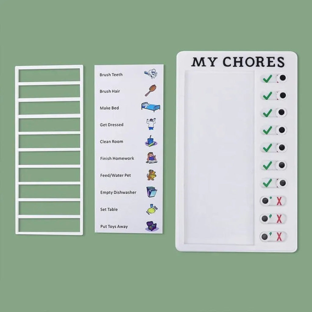 Self-Discipline Reusable Checklist Board