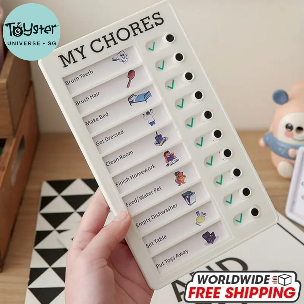 Self-Discipline Reusable Checklist Board
