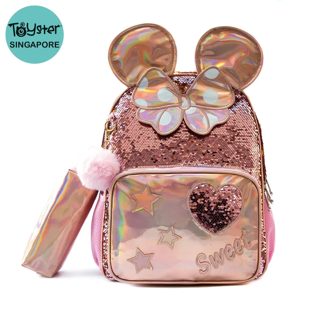 Sequins 3’’ School Bags For Girls Backpack