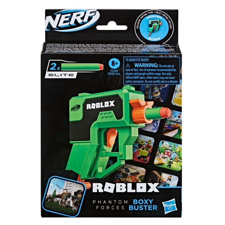 NERF Roblox Phantom Forces: Boxy Buster Dart Blaster