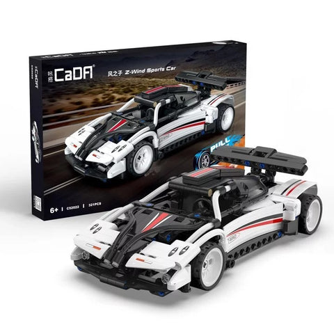 CaDA Bricks Pull Back Sports Car Series-Z-Wind C52022W