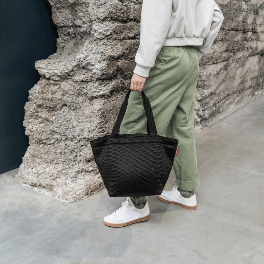 shopper M mesh black - Shopping Bag
