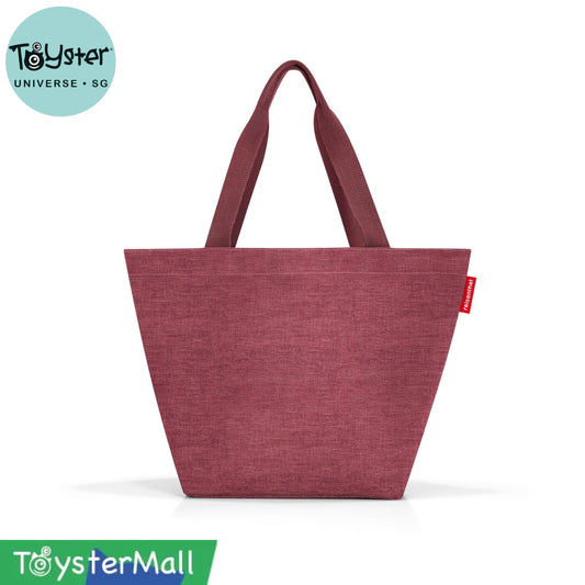 shopper M twist maroon - Shopping Bag