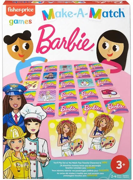 Fisher-Price Games Make-A-Match - Barbie