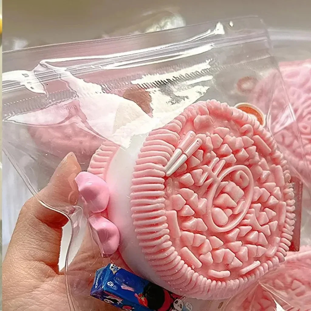 Silicone Big Sandwich Biscuits Stress Relief Squishy