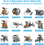 Sillbird Stem 12-In-1 Education Solar Robot