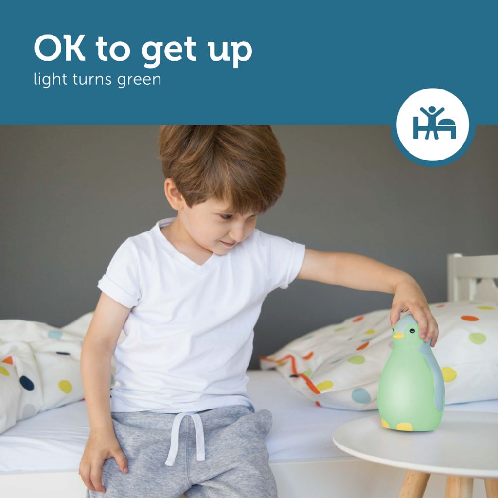 Sleep Trainer with Nightlight and Wireless Speaker - Pam the Penguin - Nightlight