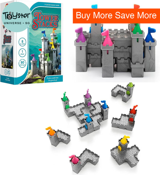 Smartgames - Tower Stacks Castle Building Game