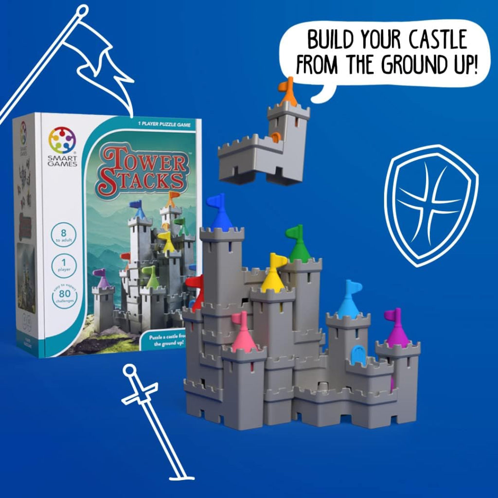 Smartgames - Tower Stacks Castle Building Game