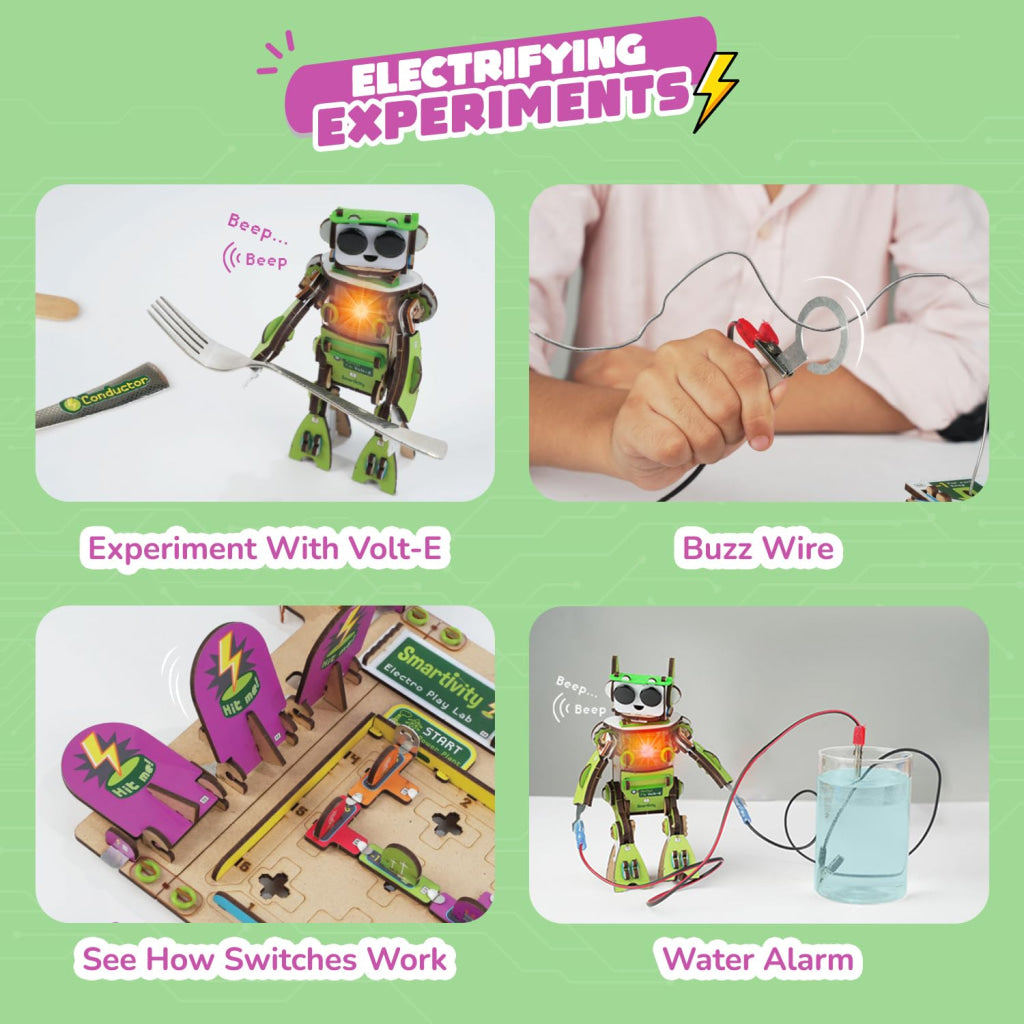 Smartivity Electro Play Lab Multiple Circuits Experiments Construction Toy - Brain