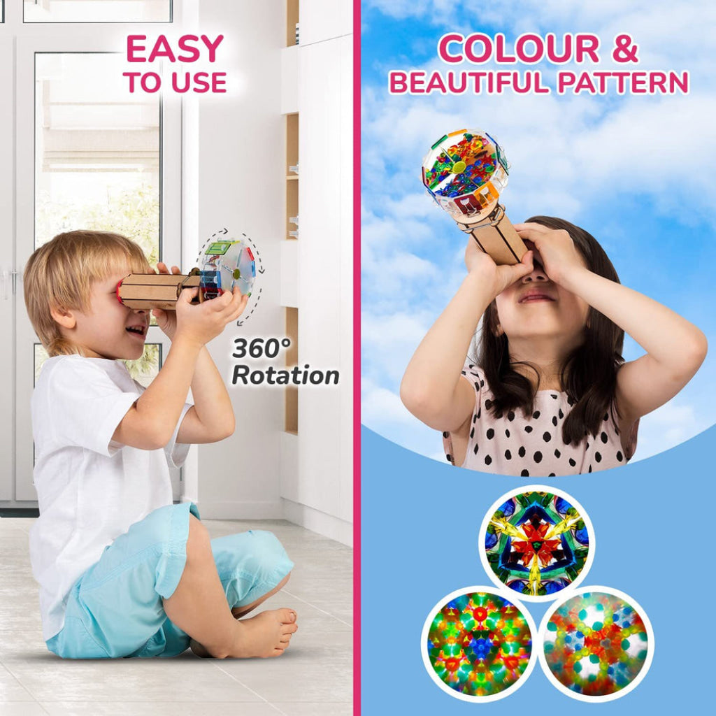 Smartivity Fantastic Optics Kaleidoscope DIY STEM Construction Toy - Brain