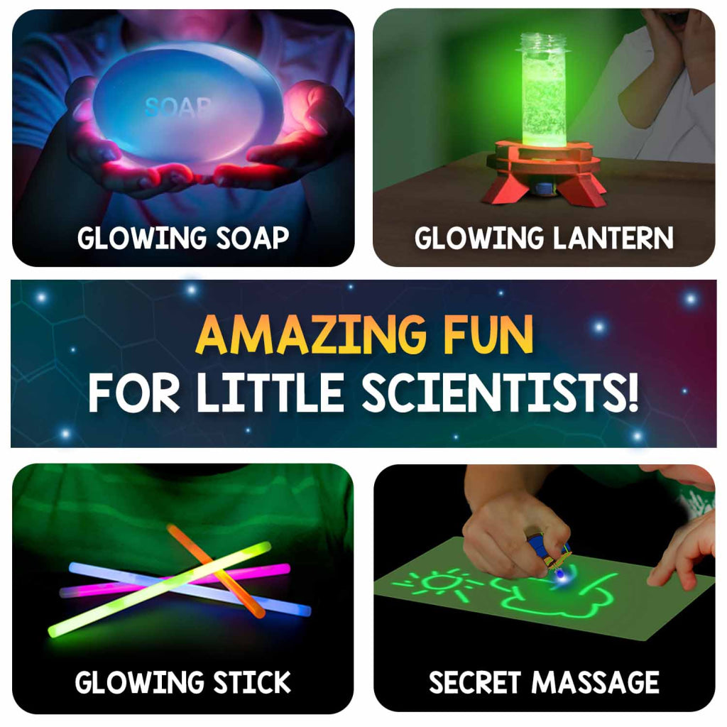 Smartivity Glow in the Dark Science Kit DIY Science Experiments - Brain