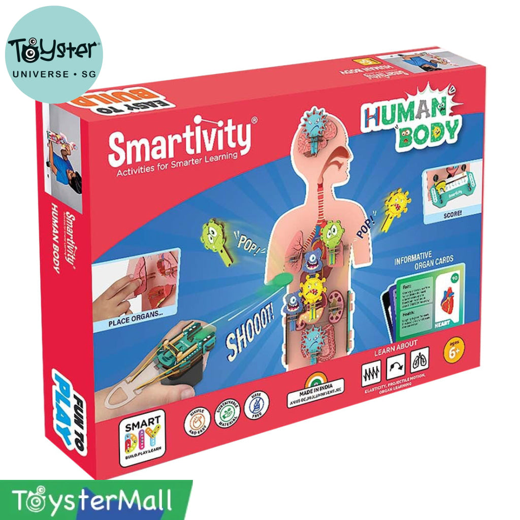 Smartivity Human Body 5-in-1 DIY STEM Construction Toy - Brain