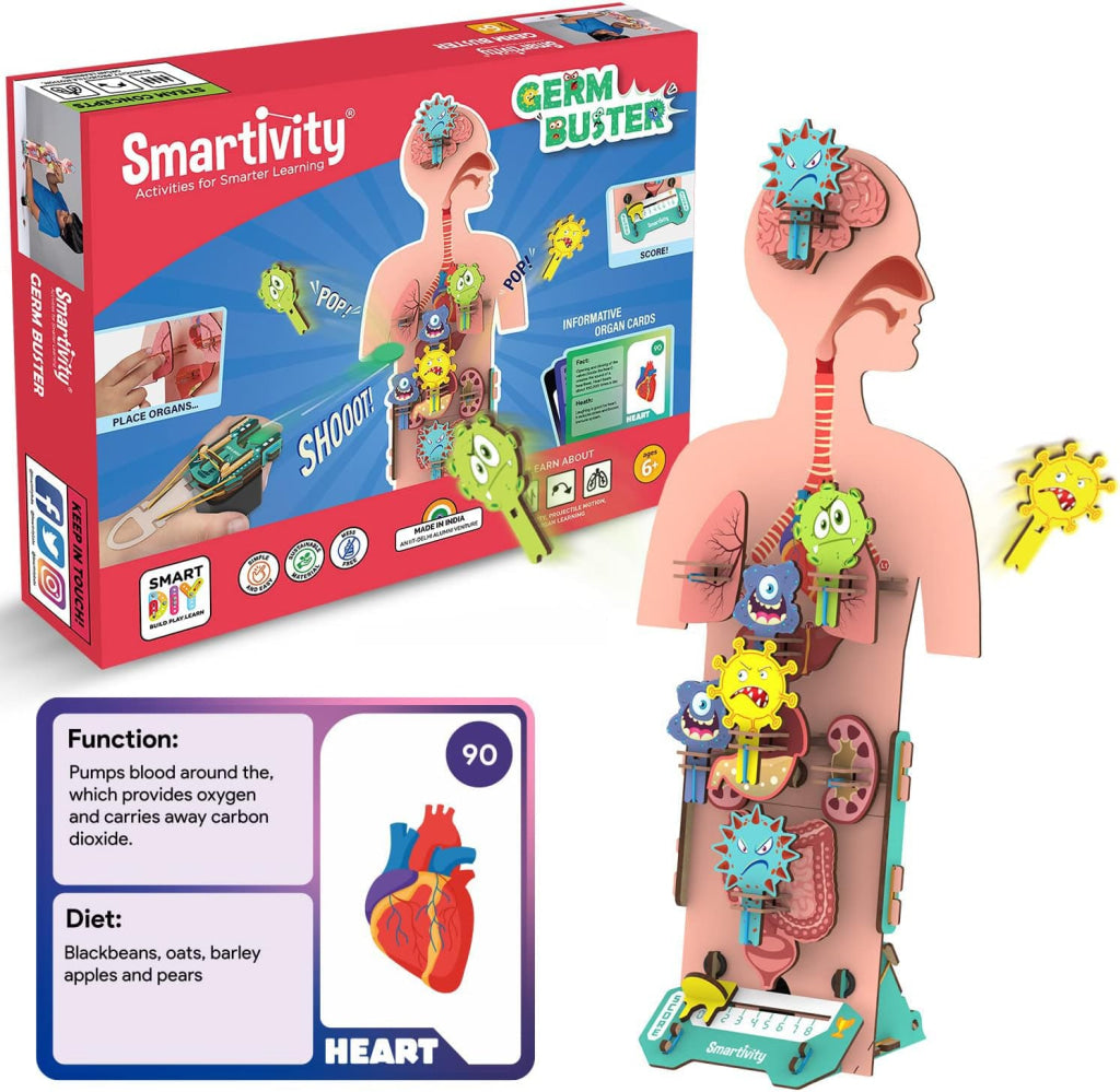 Smartivity Human Body 5-in-1 DIY STEM Construction Toy - Brain