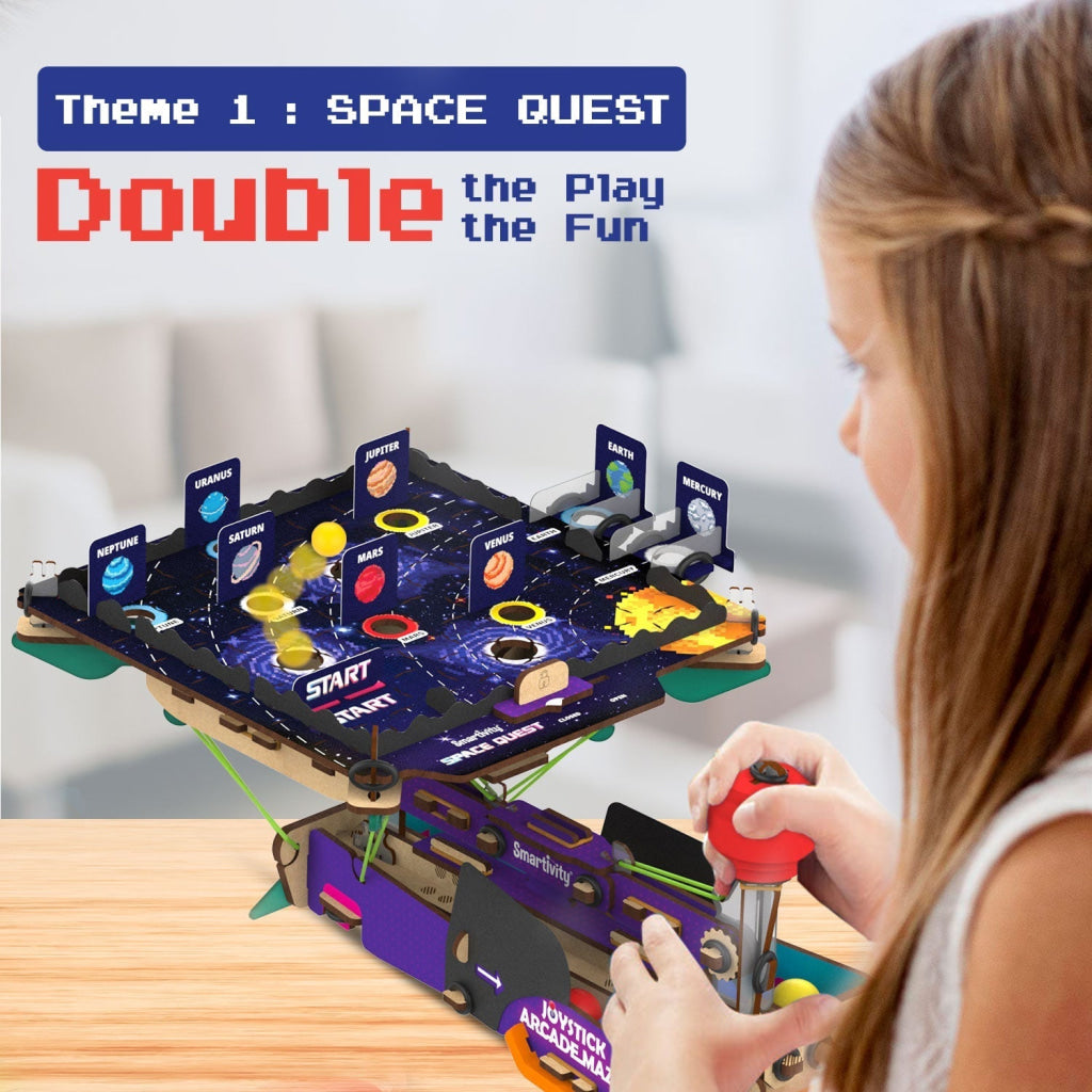 Smartivity Joystick Arcade Maze DIY STEAM Construction Game - Brain