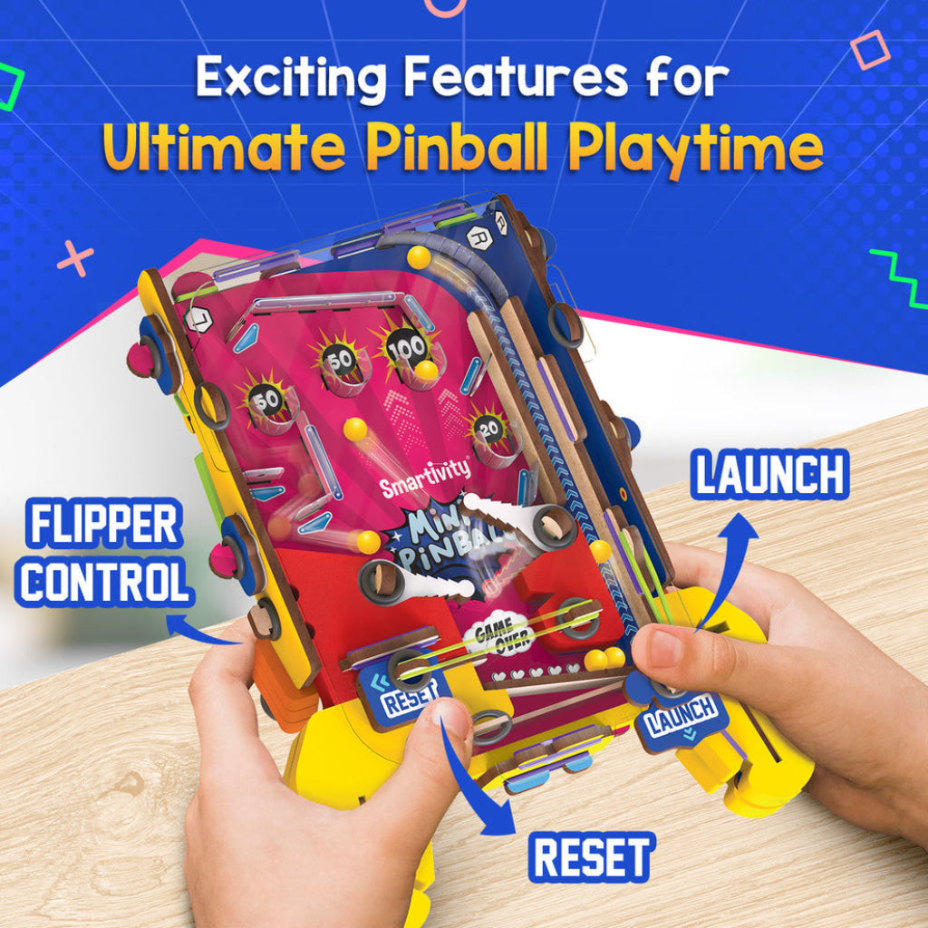 Smartivity Mini Pinball DIY STEAM Construction Game - Brain