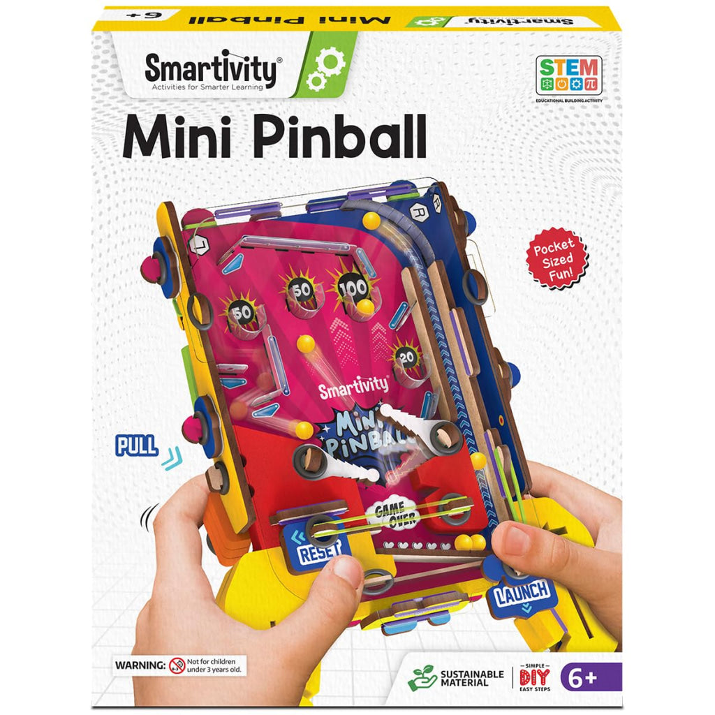 Smartivity Mini Pinball DIY STEAM Construction Game - Brain